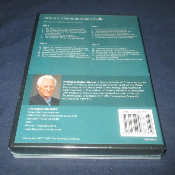The Great Courses: Effective Communication Skills (unopened) - Picture 2 of 4